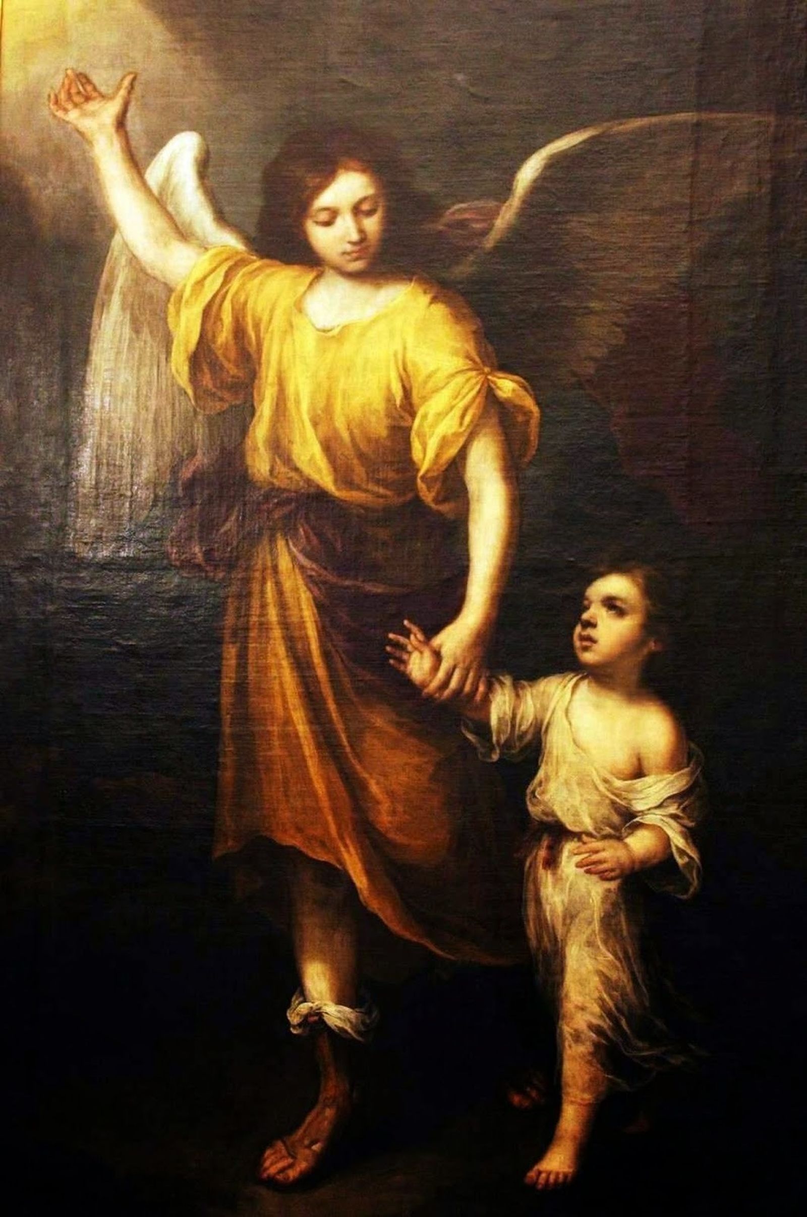El Ángel de la Guarda. Bartolomé Esteban Murillo. 1665-66