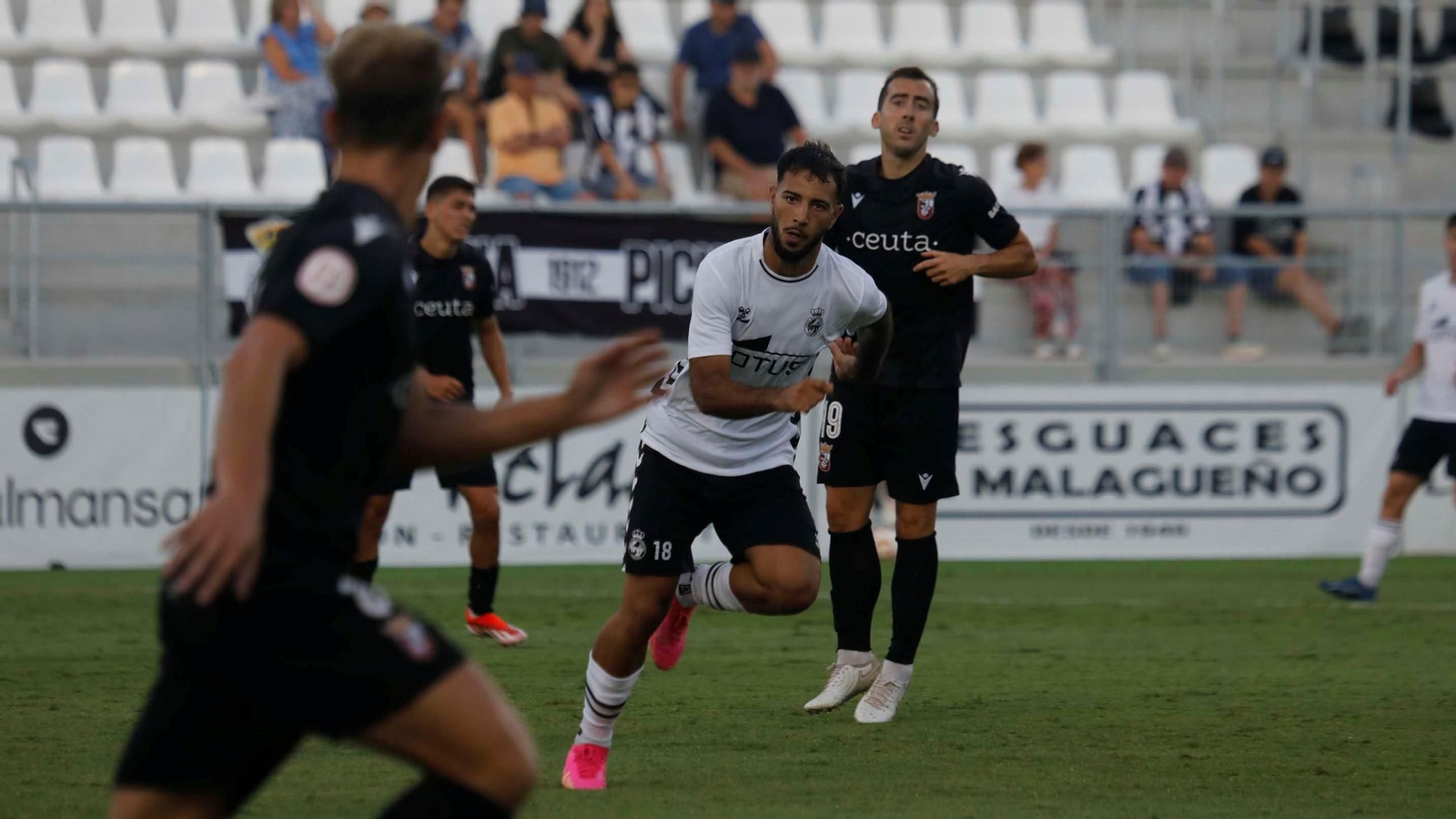 David Pecellín, durante el Balona-AD Ceuta