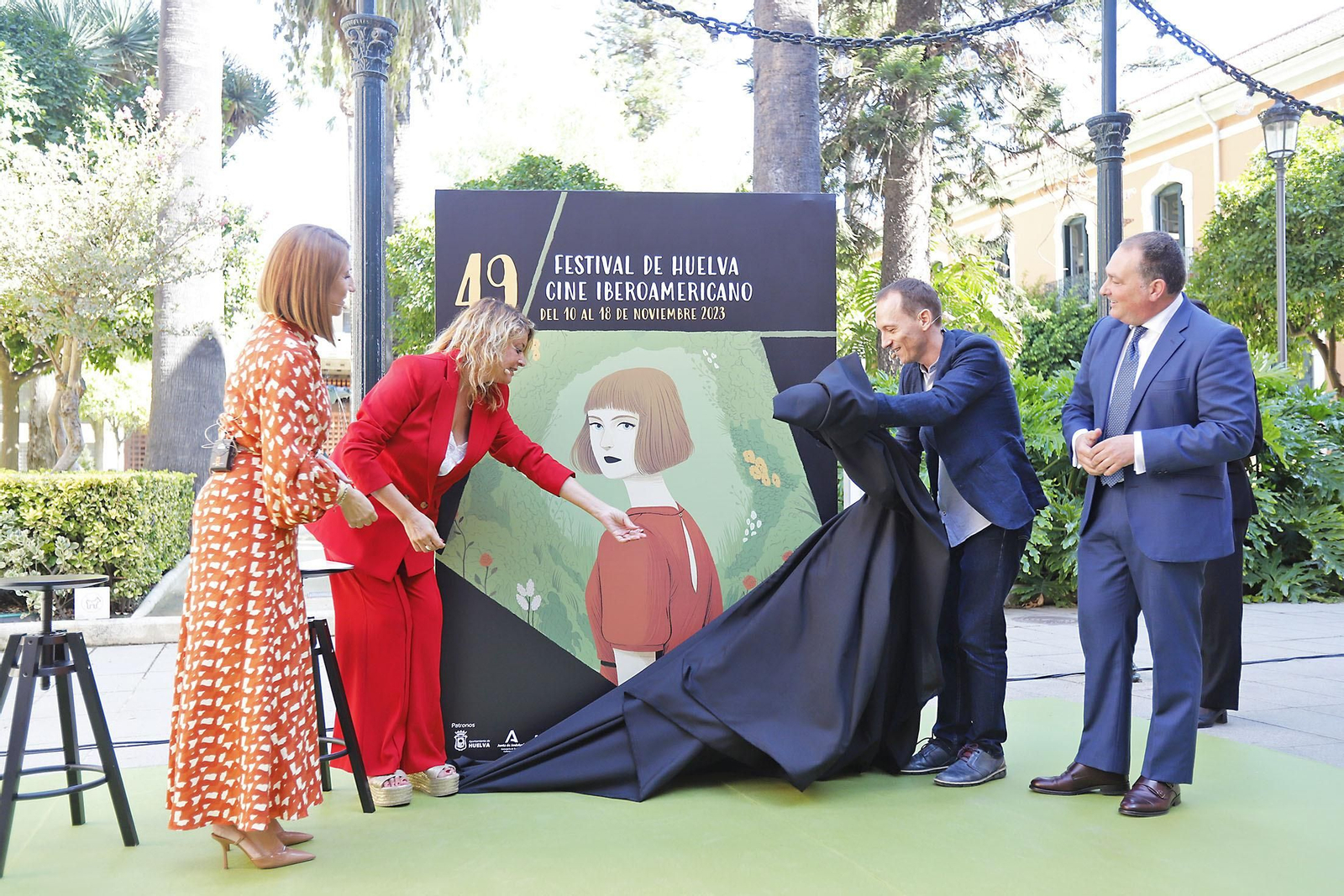 Presentación del cartel anunciador de la 49 edición del Festival de Cine Iberoamericano de Huelva