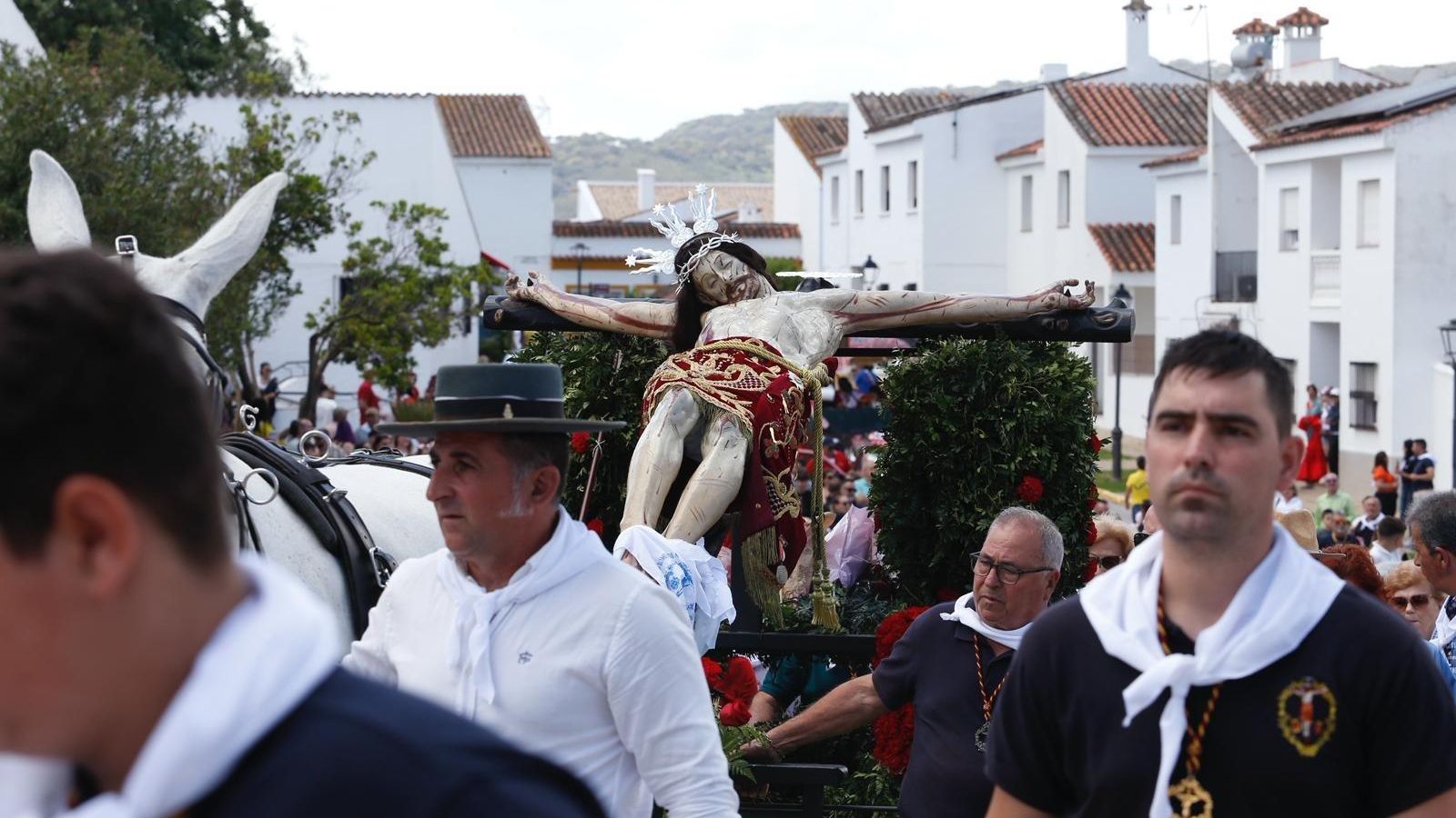 El Cristo de la Almoraima, este domingo en Castellar.