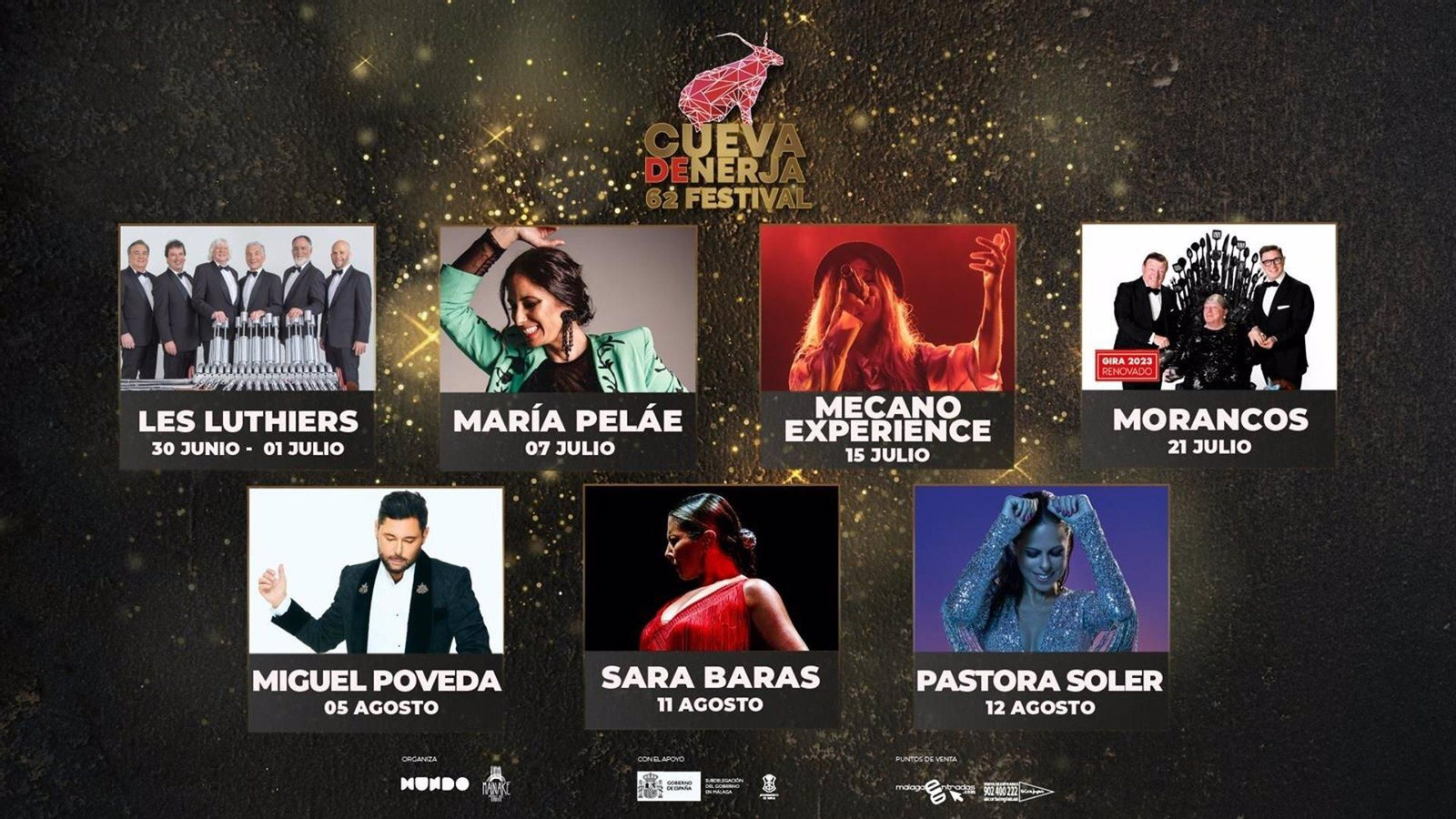 Cartel del 62 Festival Cueva de Nerja. Cartel del 62 Festival Cueva de Nerja.