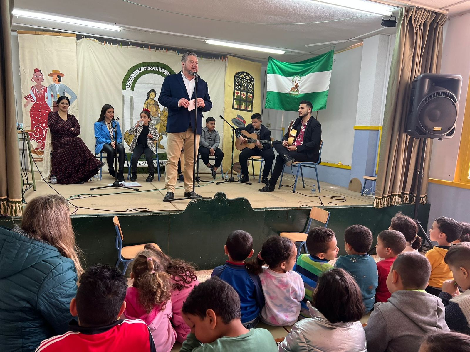 Diego Cruz y el cuadro flamenco de la peña El Morato