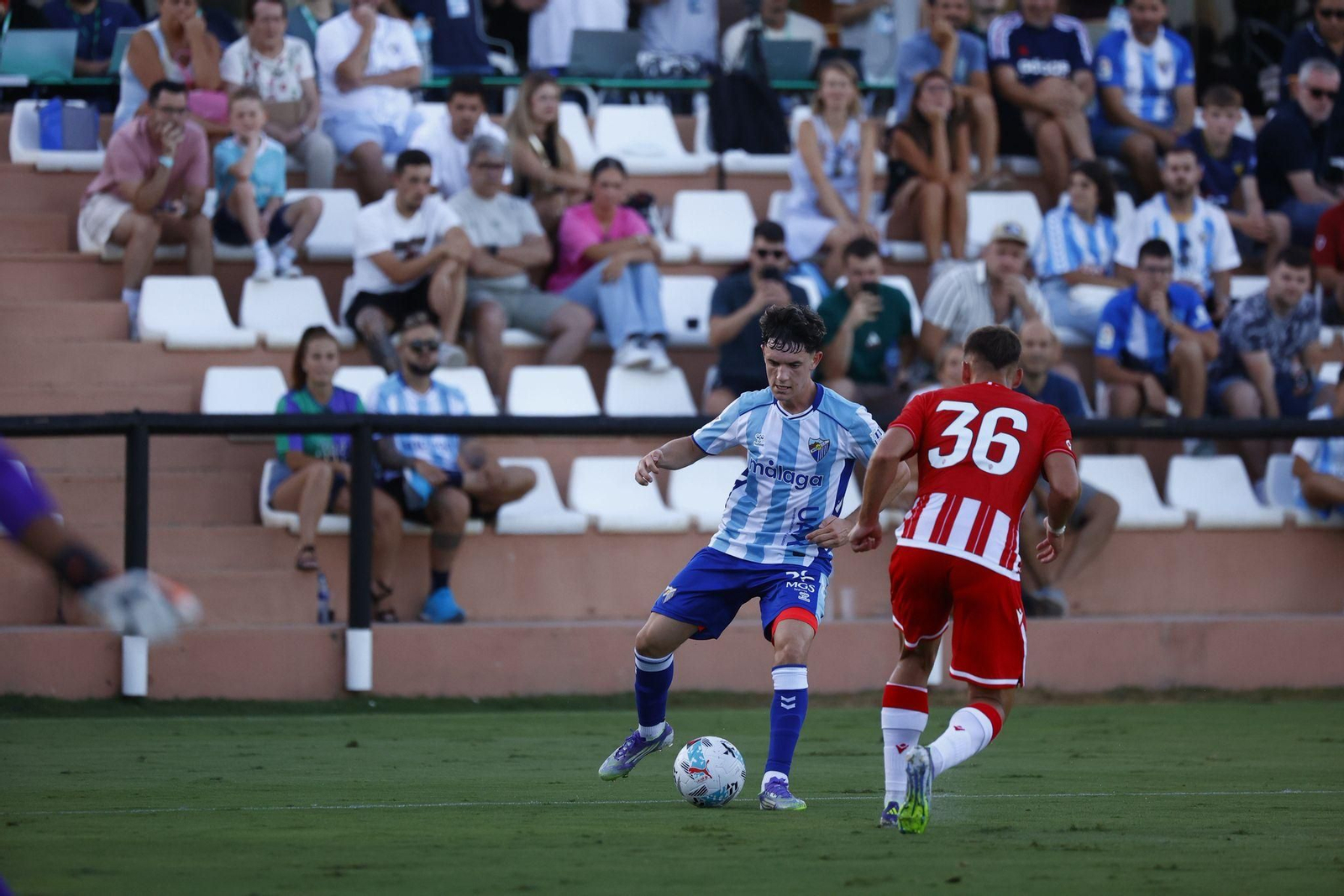 Almería-Málaga CF, en fotos