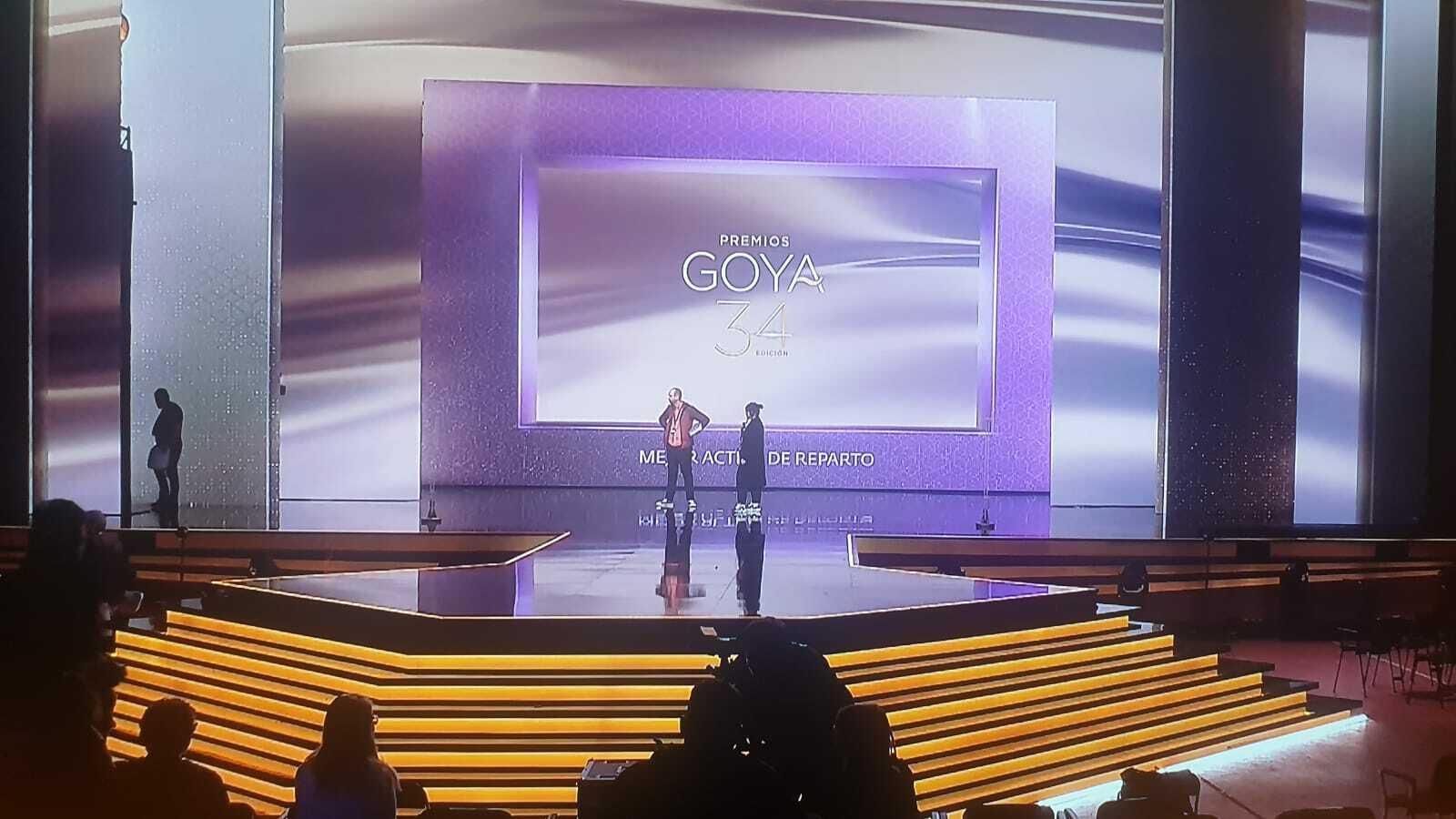 El escenario de la Gala de los Goya 2020. El escenario de la Gala de los Goya 2020.