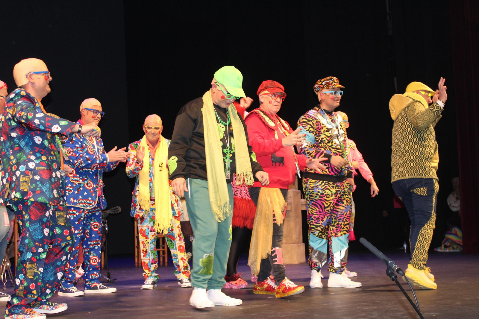 La murga ‘Lo siento saecio, no todo el mundo puede ser de Almería’.