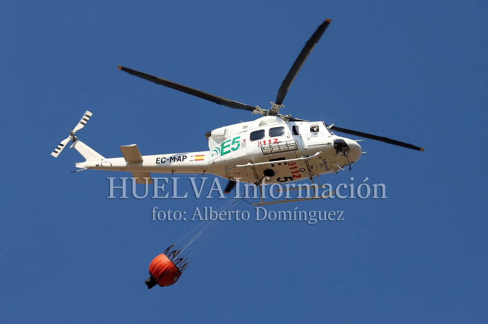 Imágenes del incendio en Doñana