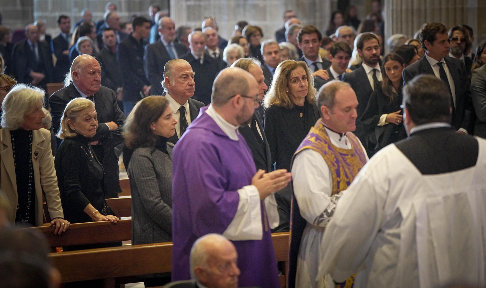 Imágenes del funeral de Álvaro Domecq en la catedral de Jerez