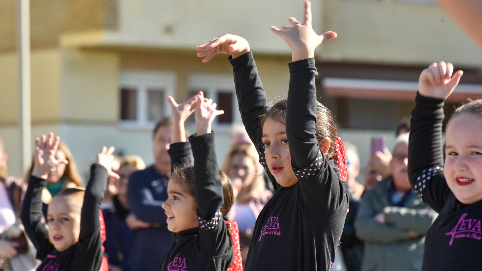 Flash mob flamenco en la Plaza de la Constitución de La Línea