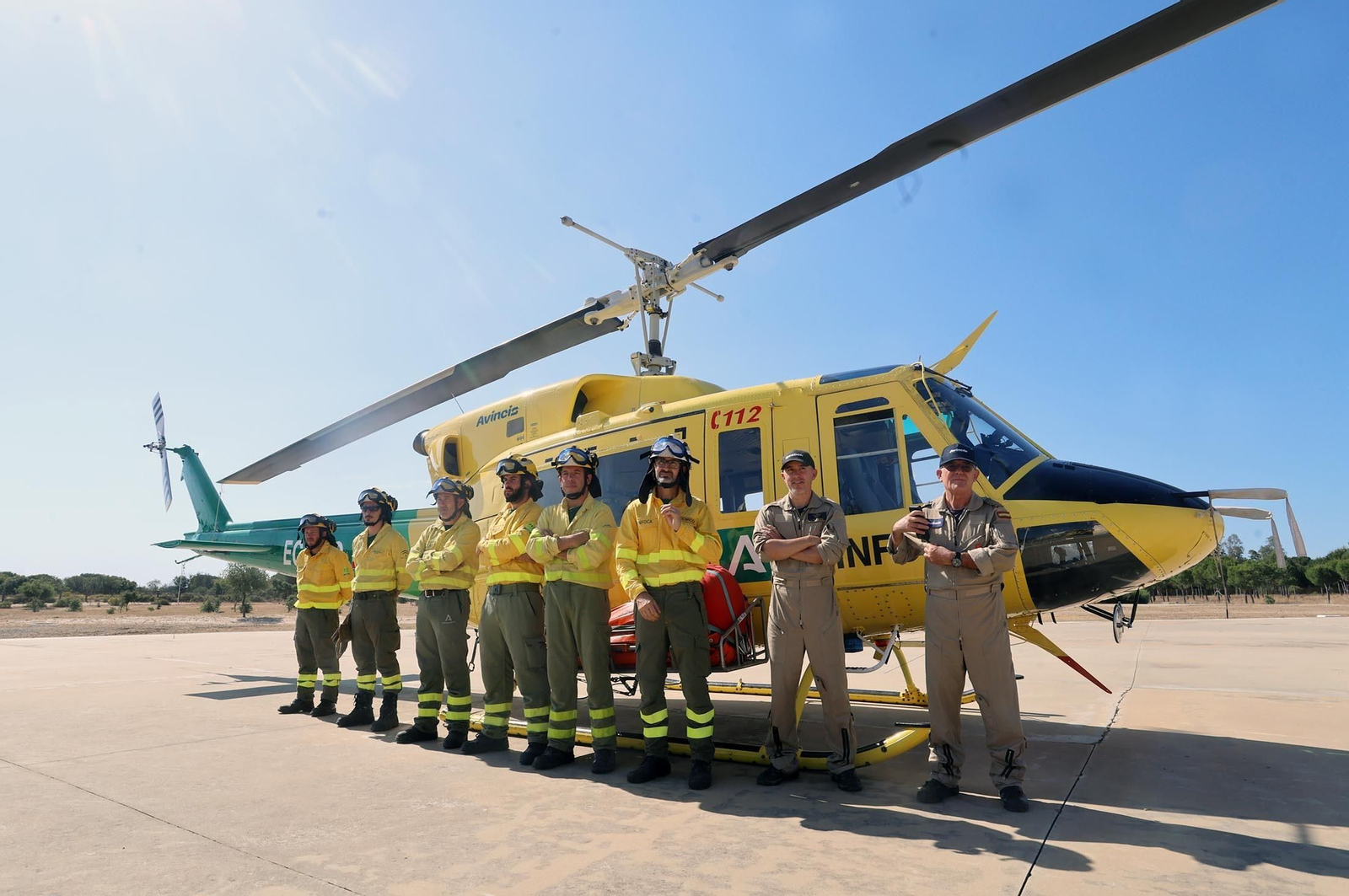 Imágenes de la presentación del Plan Infoca 2024 de prevención de incendios forestales