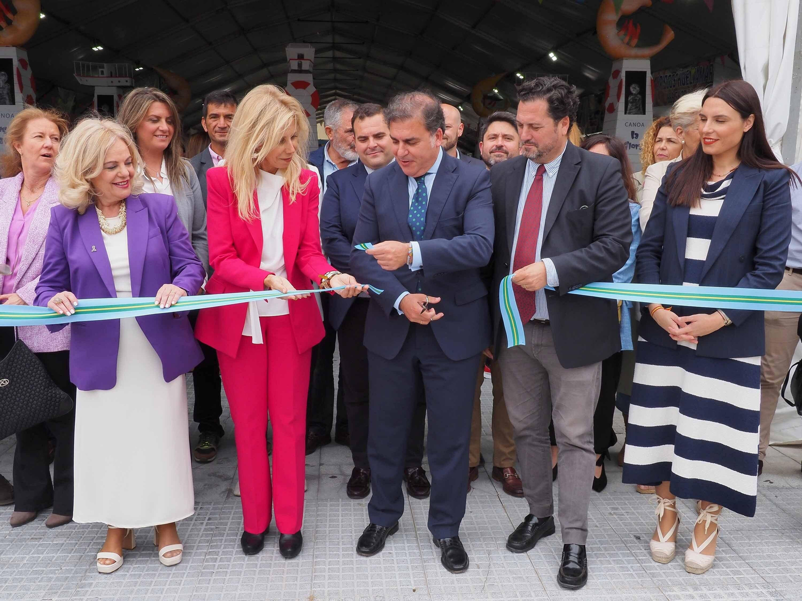 Las mejores fotografías del primer día de la Feria de la Gamba de Punta Umbría