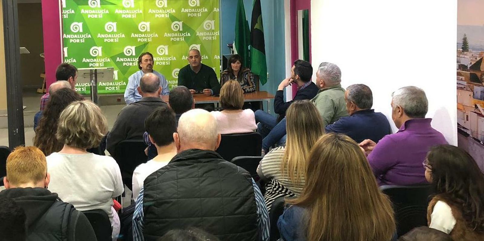 Una imagen de la asamblea de AxSí.