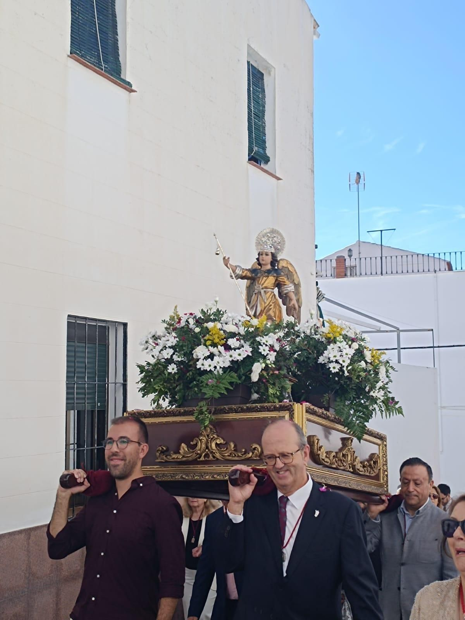 San Rafael recorre las calles de Villaharta