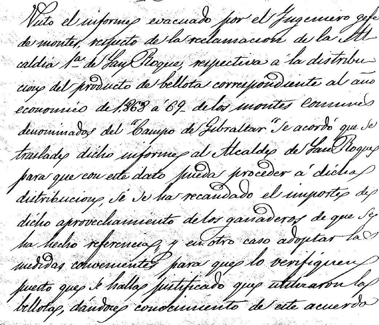 Extracto de la actividad mancomunada en los montes del Campo de Gibraltar.