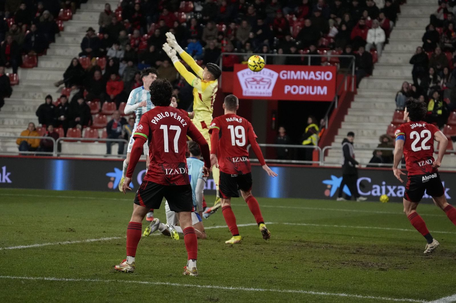 El Mirandés-Málaga CF, en fotos