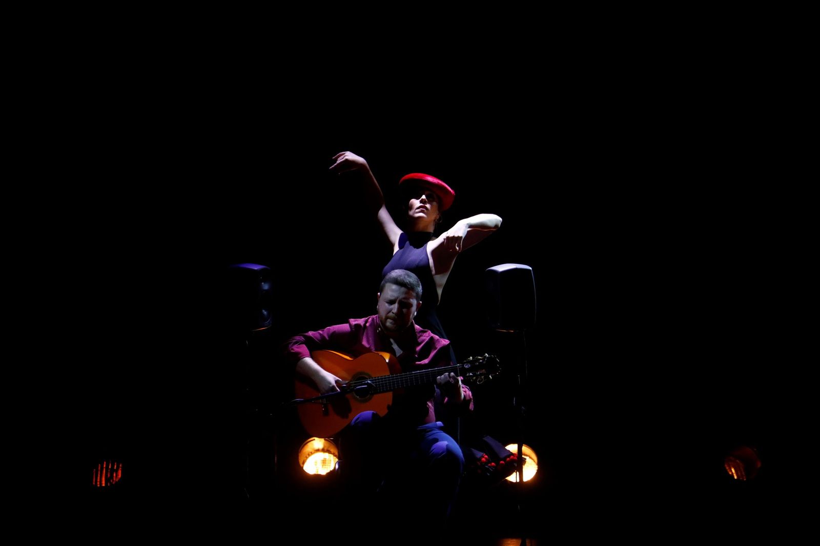 Alejandro Hurtado y Patricia Guerrero brillan en la Gala de Navidad de la Cátedra de Flamencología, en fotos