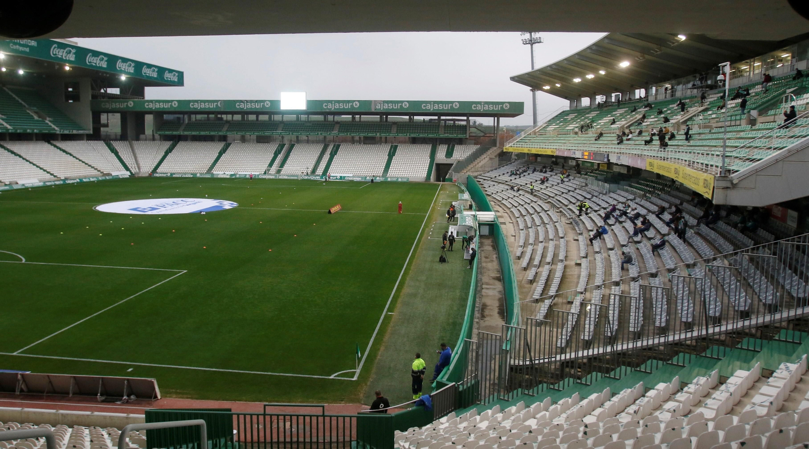 Una imagen de El Arcángel en el último partido del Córdoba CF.