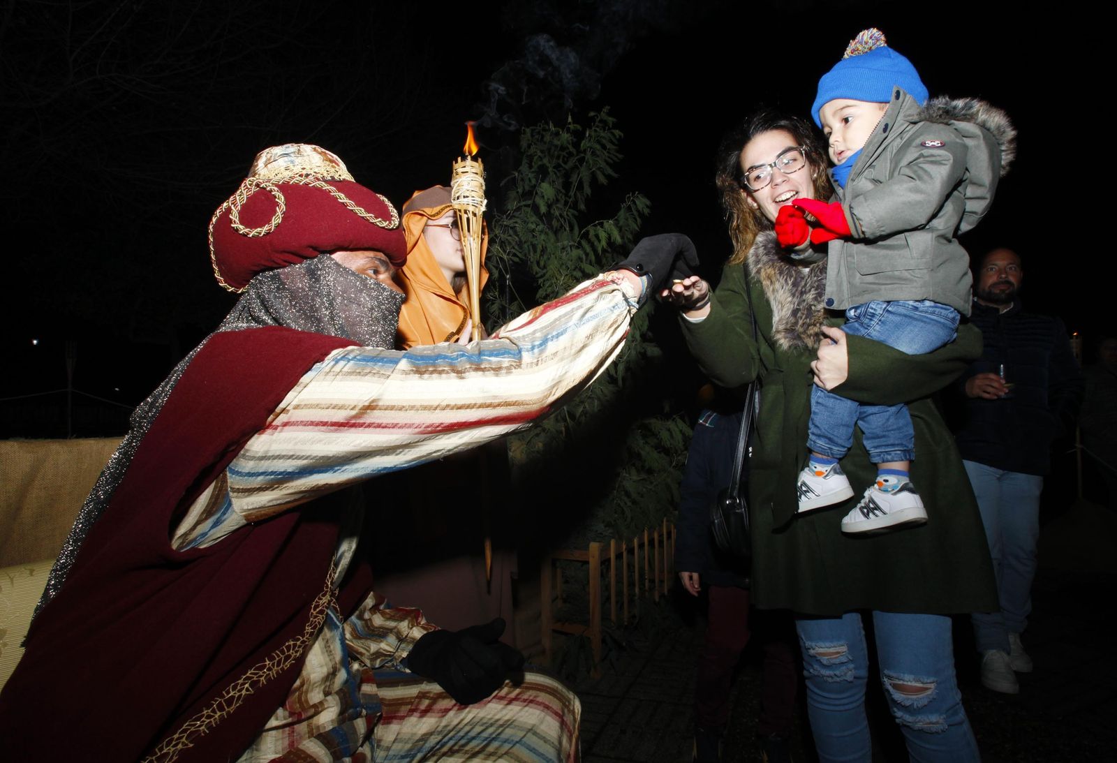 Las imágenes de los Reyes Magos recogiendo el oro en las Minas de Tharsis