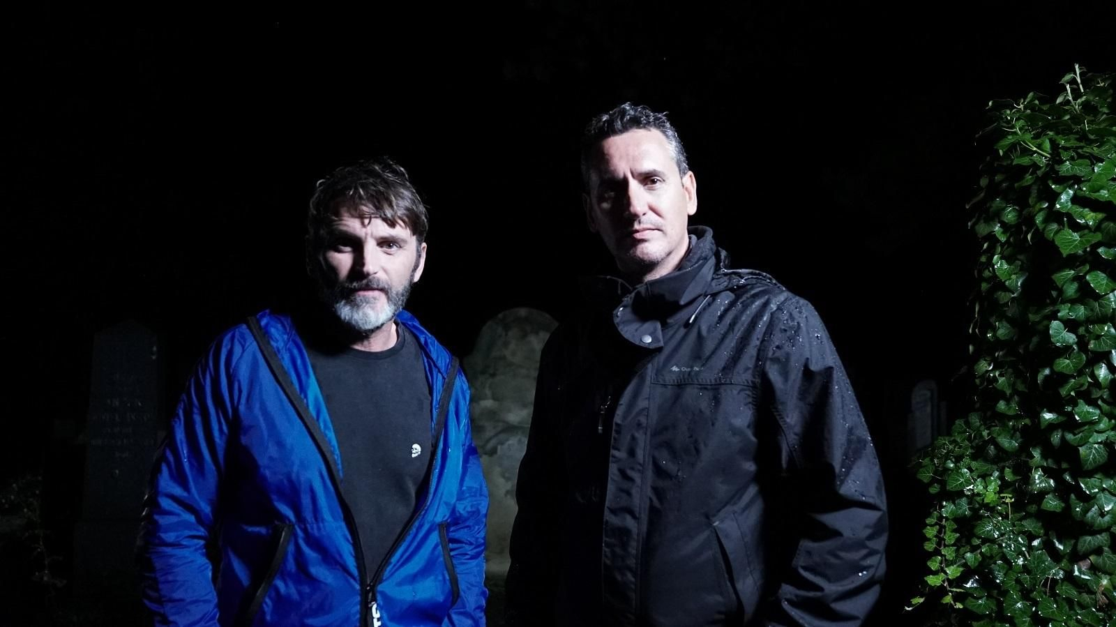 Fernando Tejero y Fernández Bueno en una noche escocesa