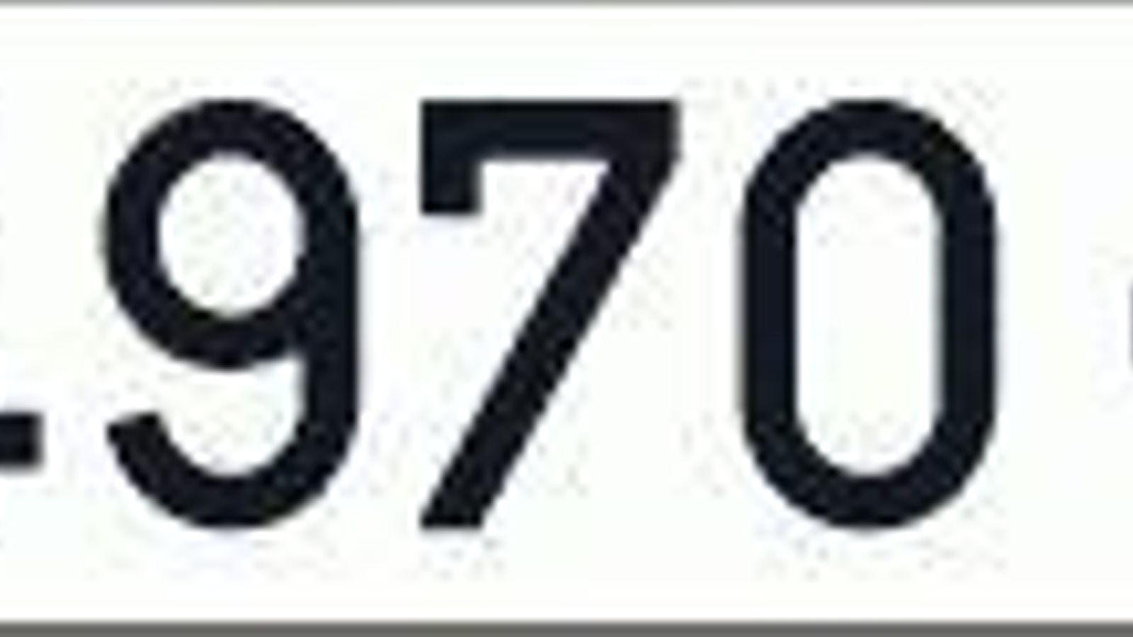 Matrícula anterior a la actual