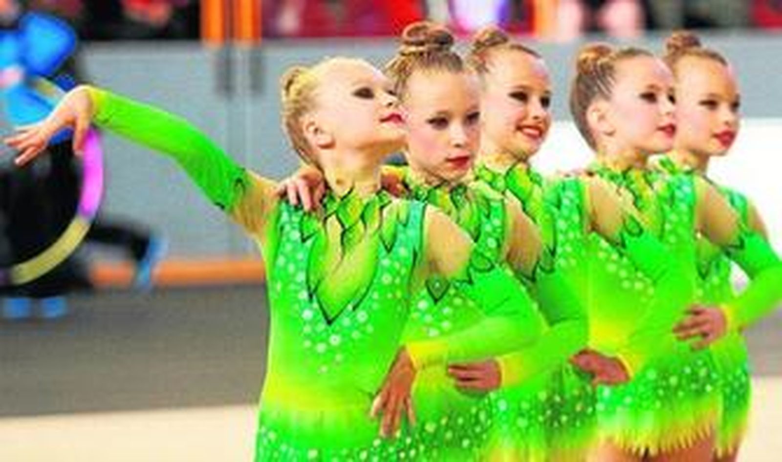 Un conjunto, justo antes de iniciar su actuación.