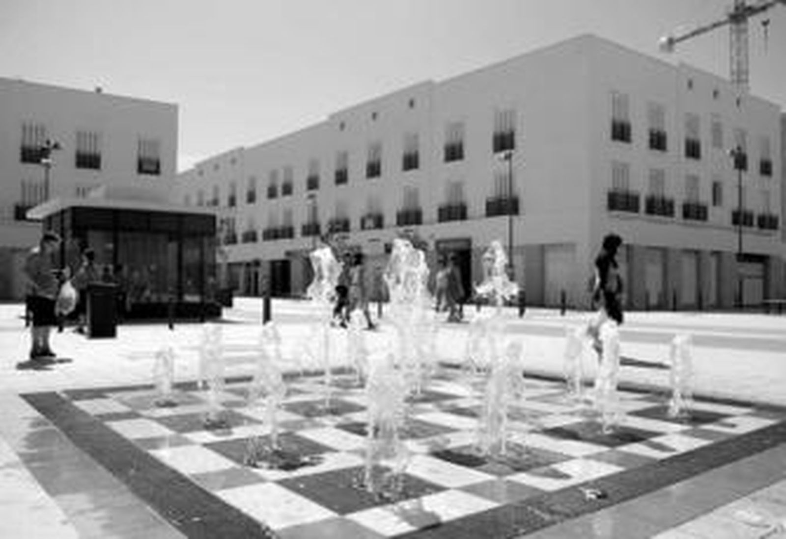 Vista de la plaza de las Bodegas, en las proximidades del futuro mercado que abrirá en diciembre.