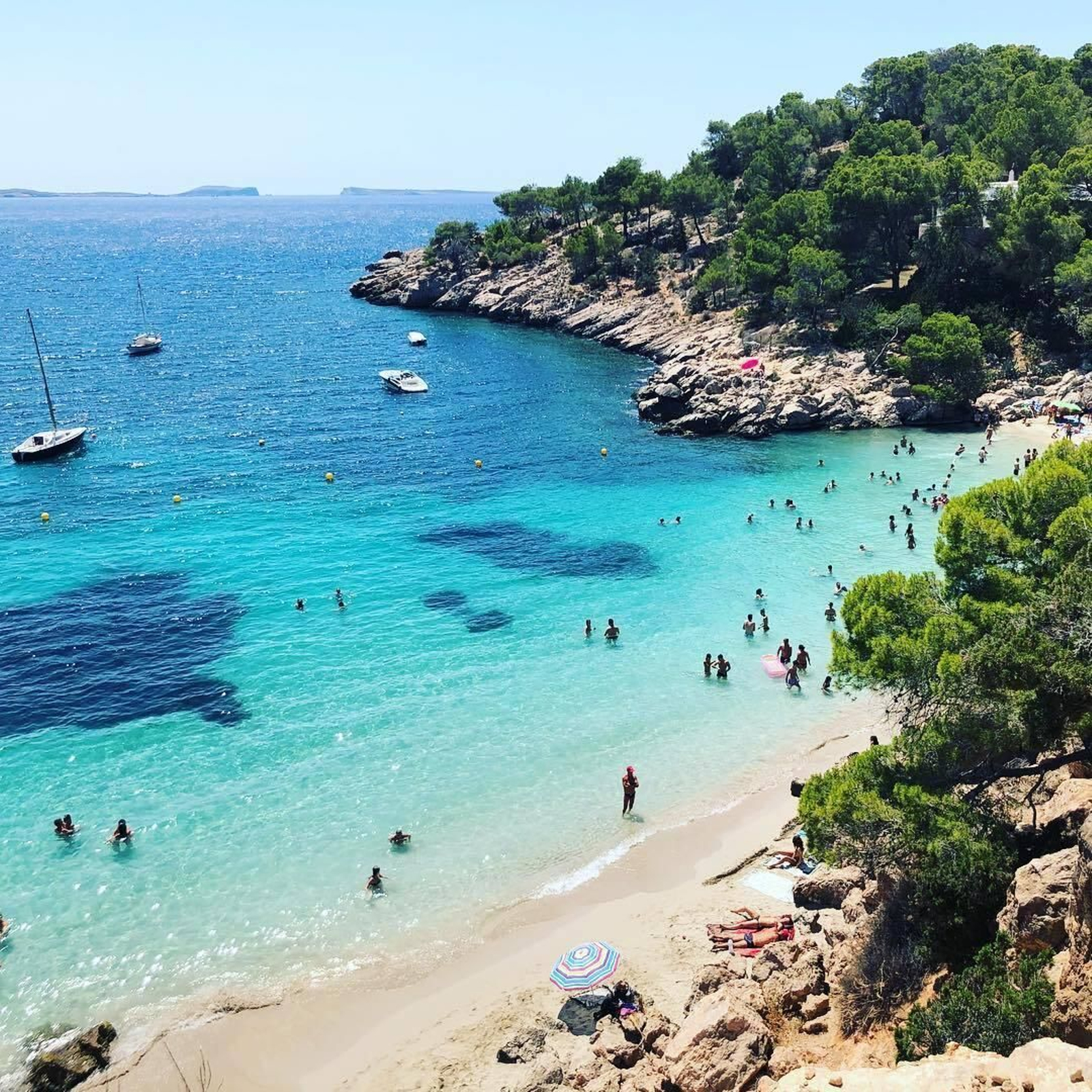 Cala Salada, en Ibiza.