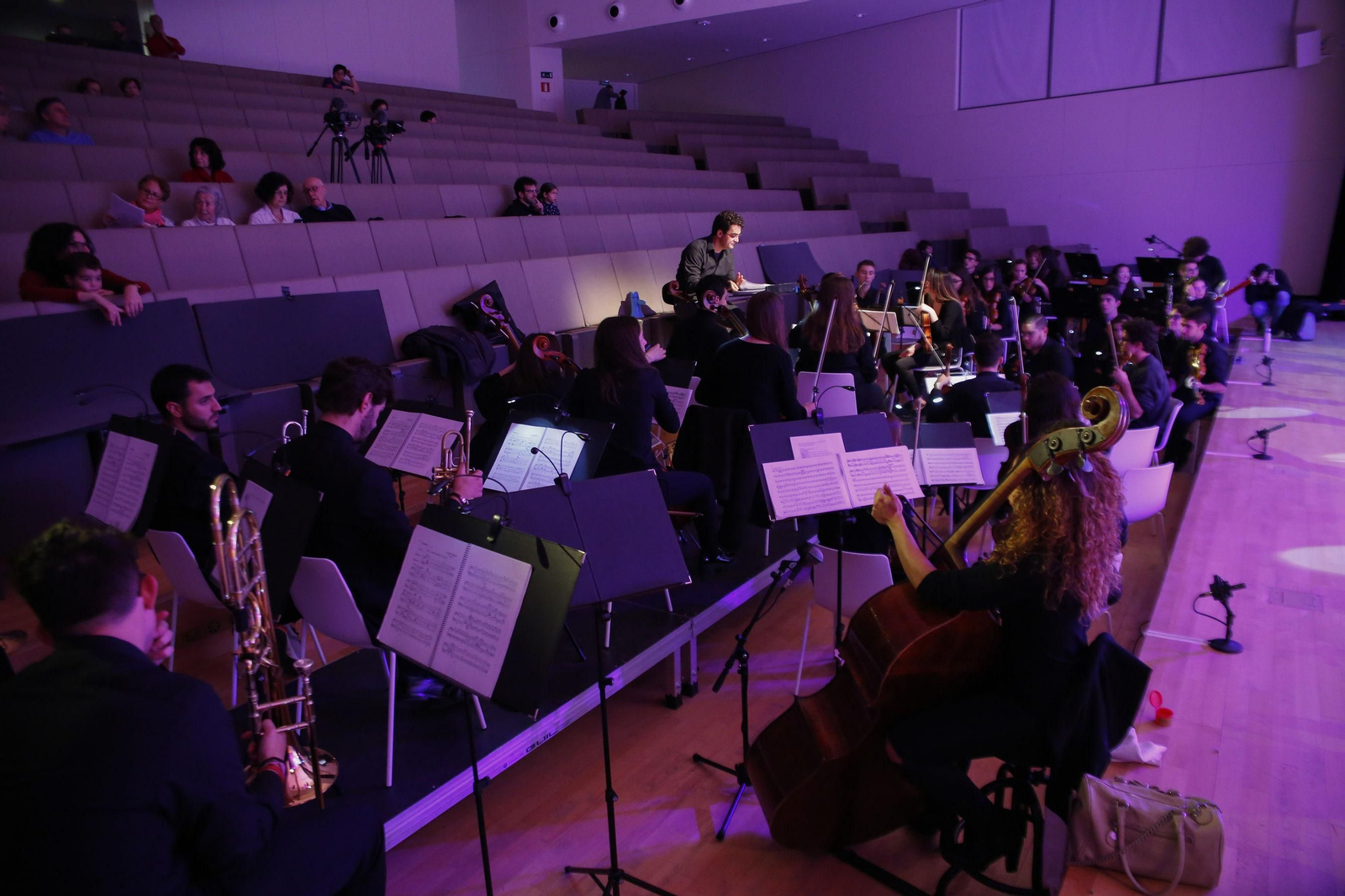 Imagen de archivo de un ensayo en el Paraninfo del PTS.