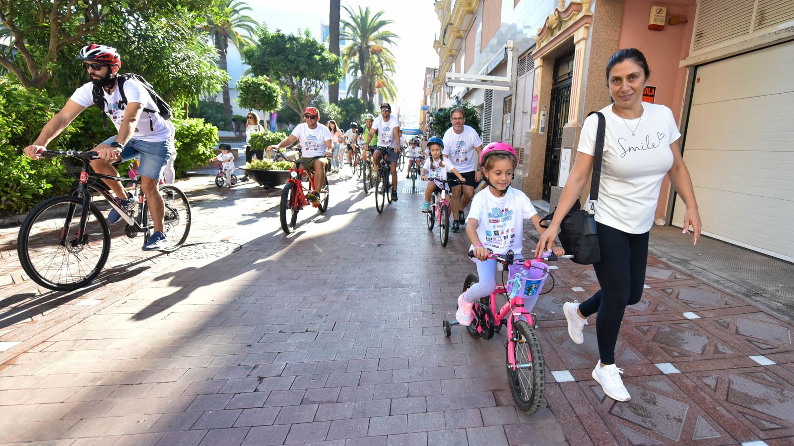 Las fotos del Día de la Bicicleta en La Línea