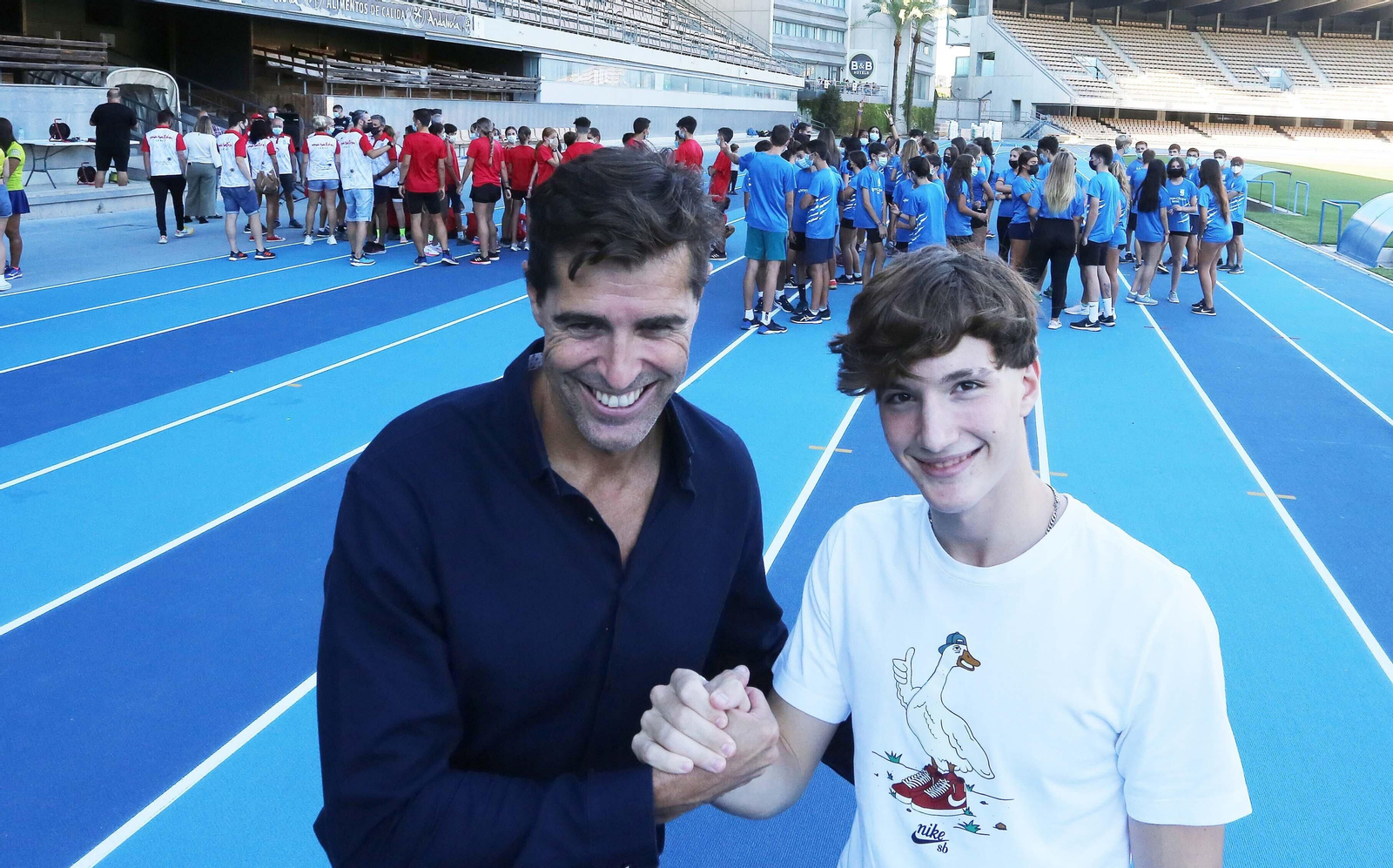 El velocista Mario Mena, uno de los tres candidatos en la categoría de Mejor Deportista.