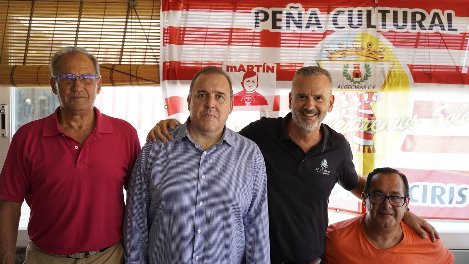 Fotos del almuerzo de la Peña de la Bufanda en el restaurante Los Pulpos.