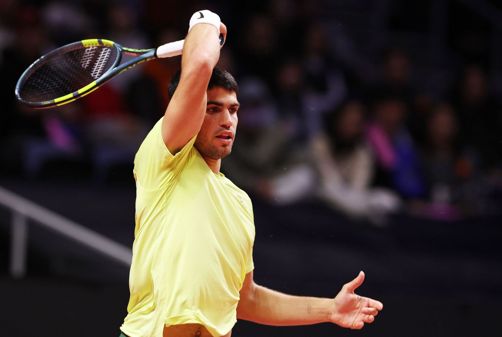 Las fotos de la exhibición entre Alcaraz y Sinner