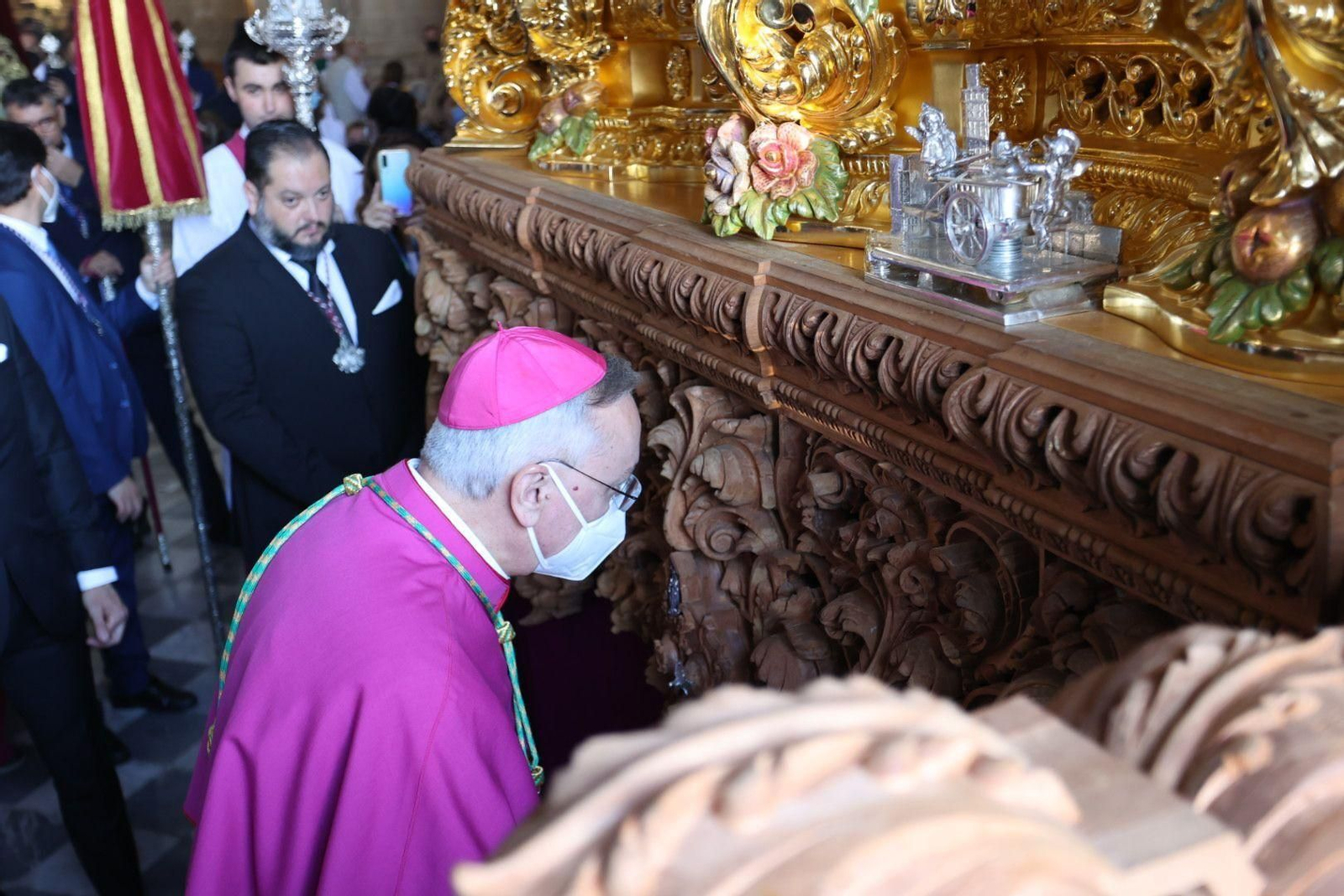 Las imágenes de regreso de las hermandades de la Sed, Candelaria, Paz y Clemencia a sus templos