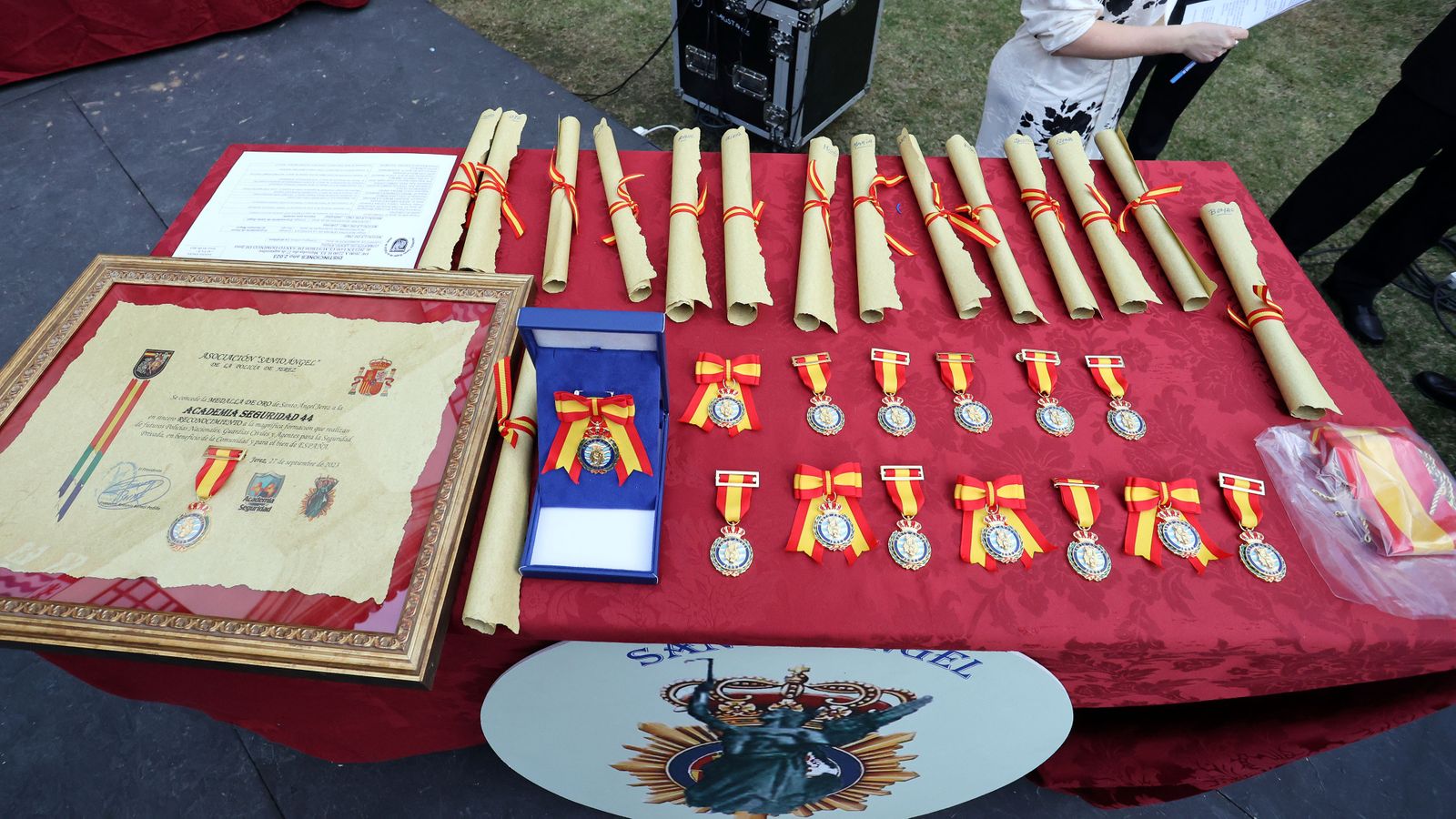 Entrega de medallas de la Asociación Santo Ángel de la Policía Nacional de Jerez