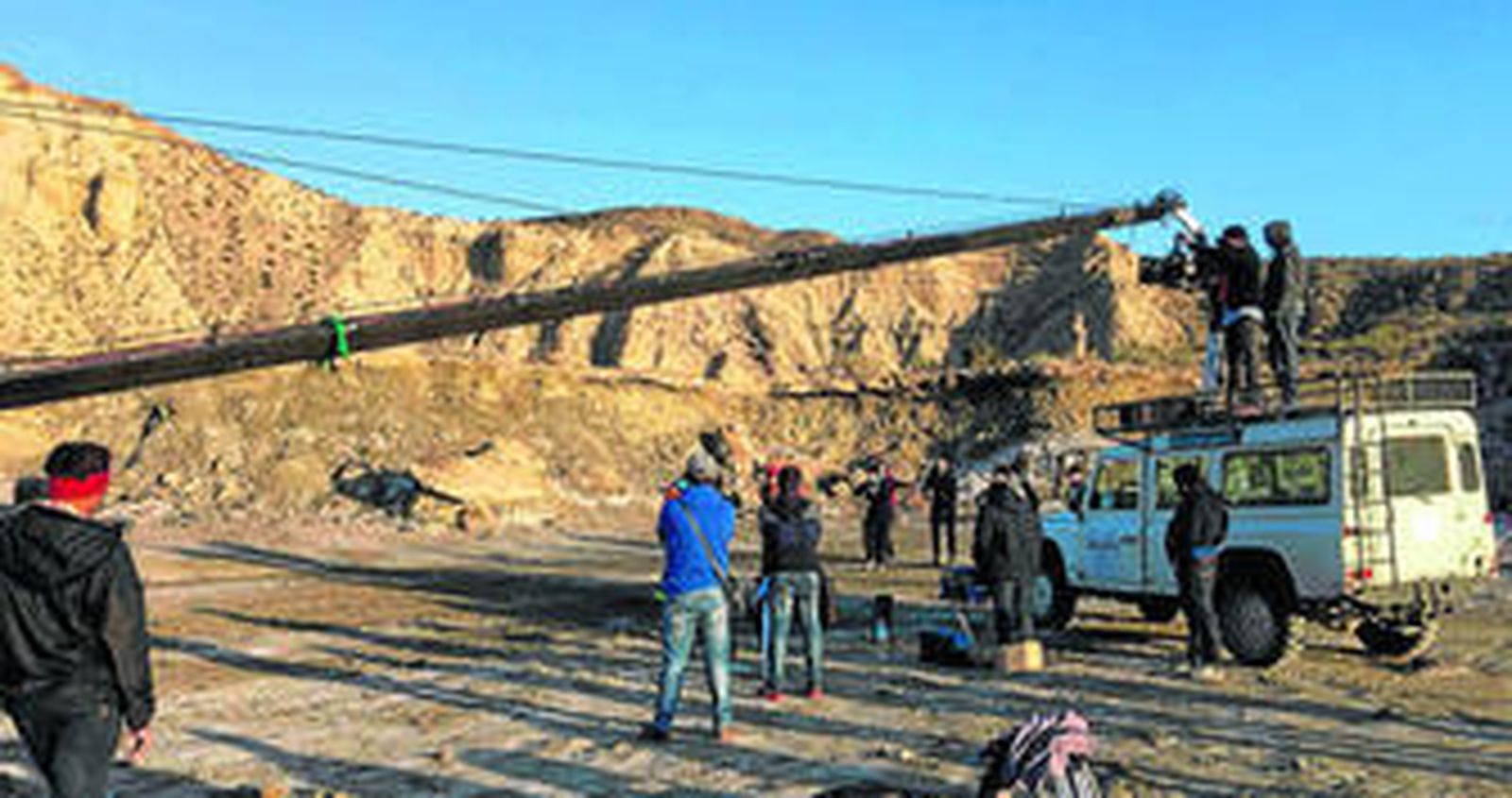 Tabernas ha vuelto a acoger un rodaje de la industria del cine de Bollywood.