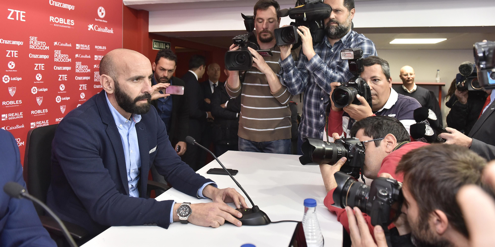La despedida de Monchi, en imágenes
