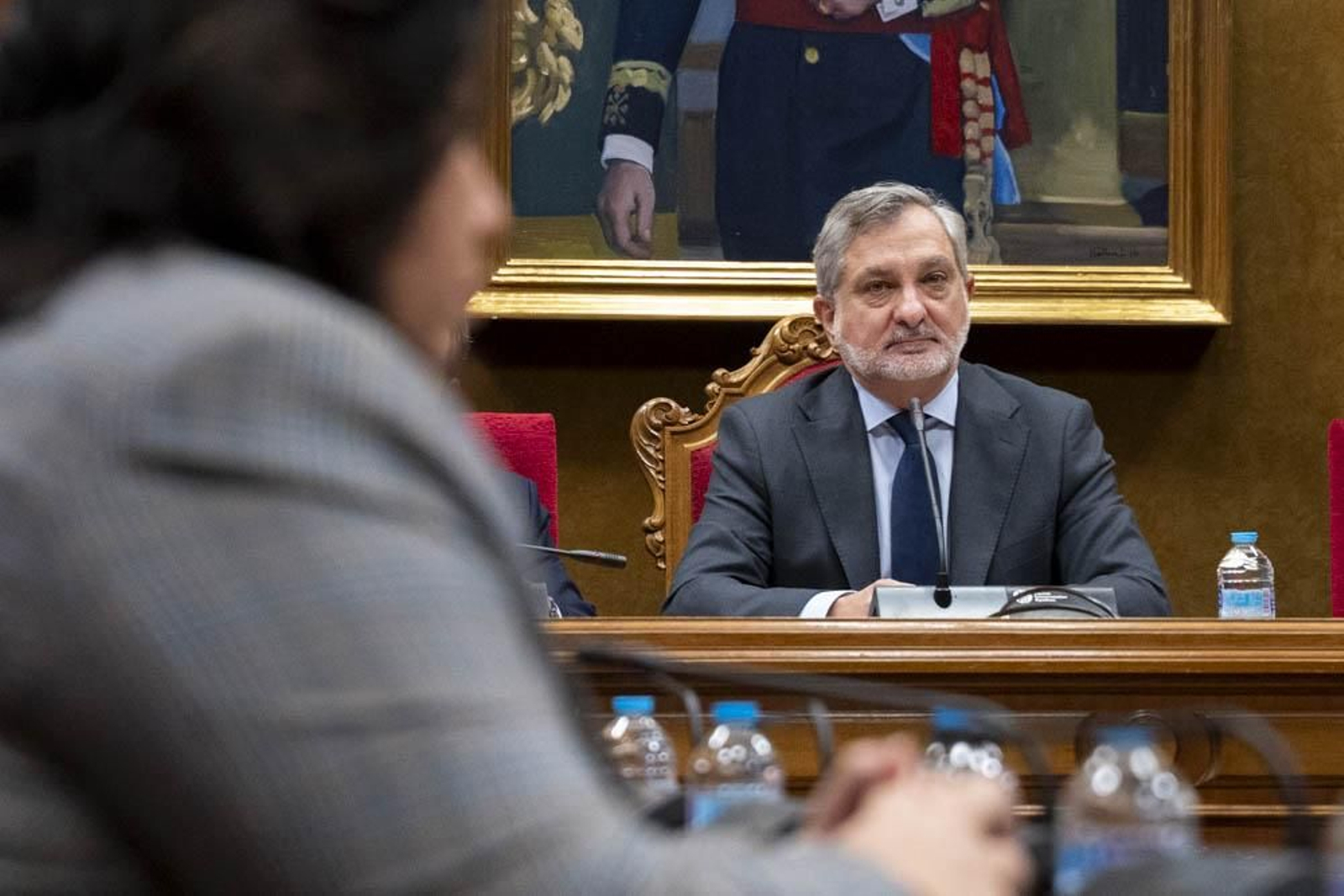 Las imágenes del primer pleno en Diputación sin Javier Aureliano García