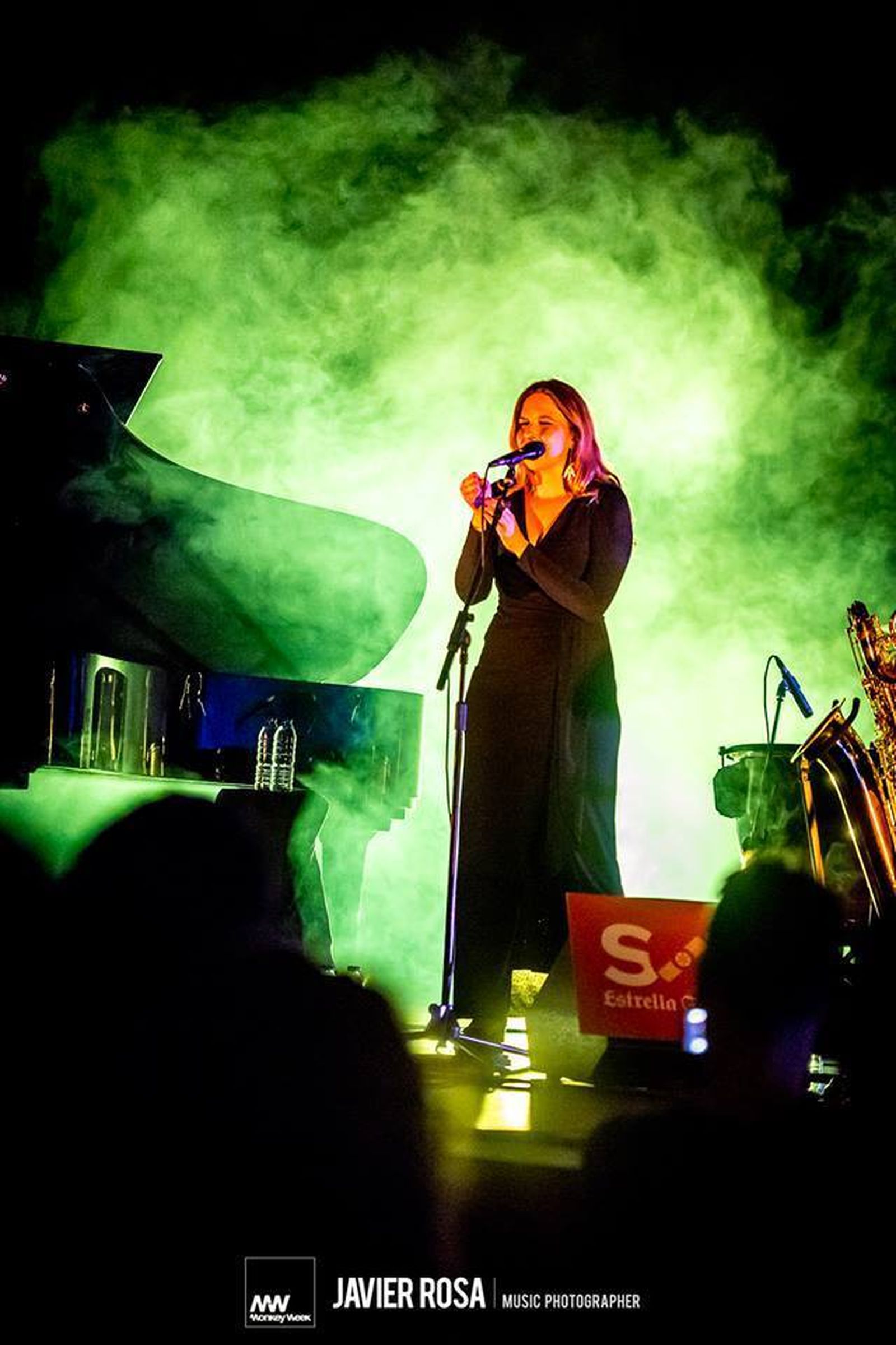 La cantaora onubense afincada en Sevilla, el sábado durante su actuación.