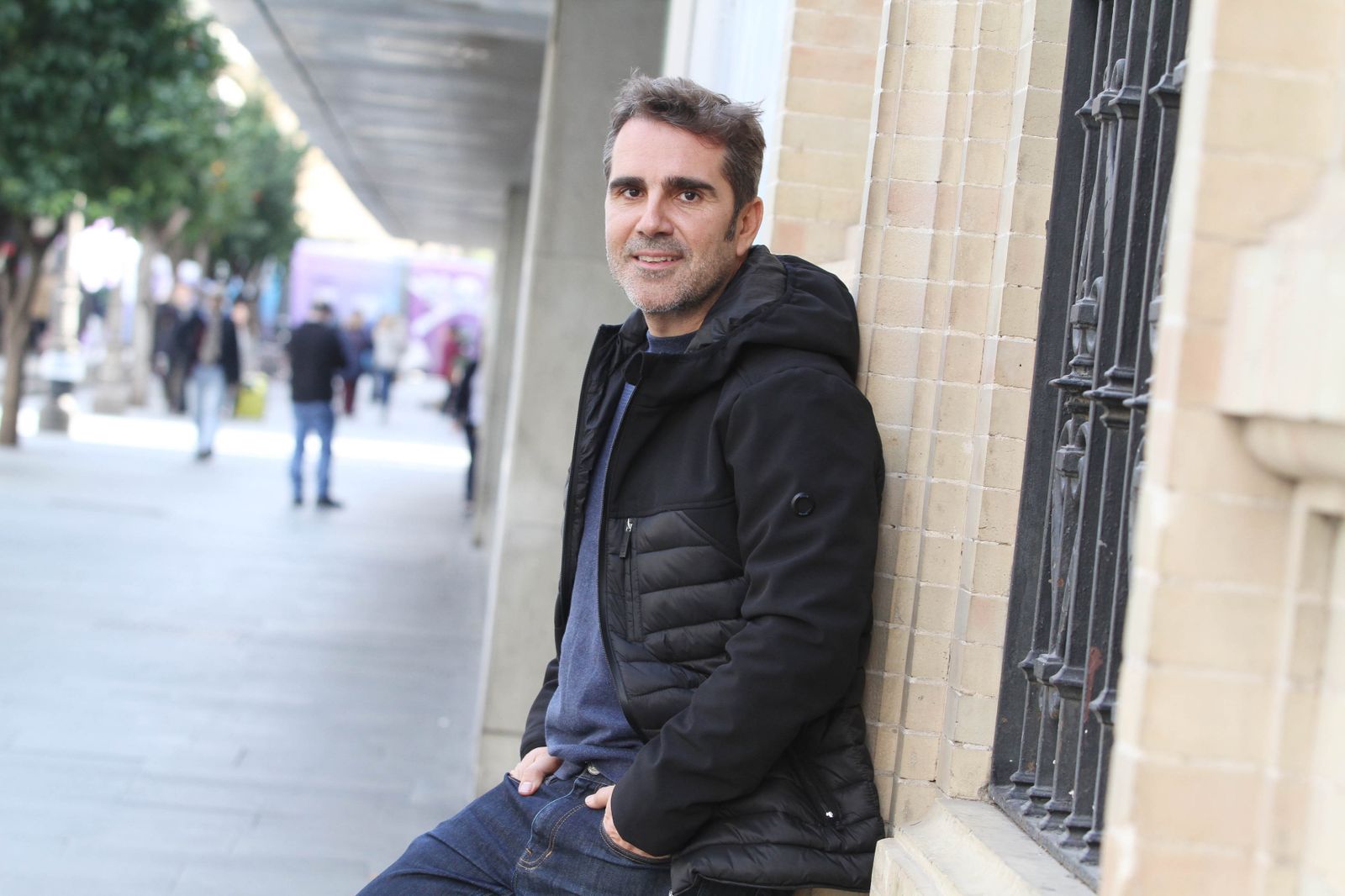 Miguel Marín en Sevilla, antes de reunirse con artistas flamencos para diseñar un espectáculo para 2018.