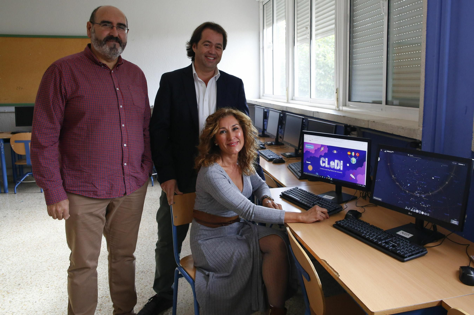Francisco Javier Palma Martín, José Manuel Franco e Isabel Soriano.