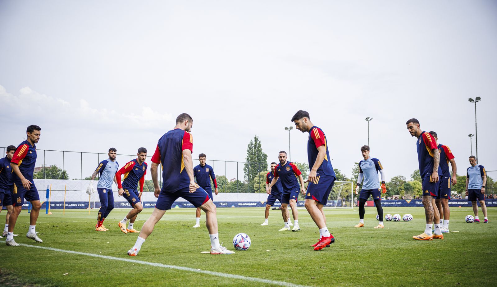 Las fotos de la selección antes de la final de la Liga de Naciones