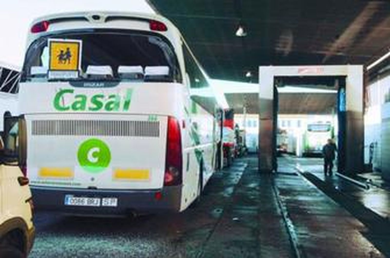 Un autobús de Casal, en una imagen reciente.