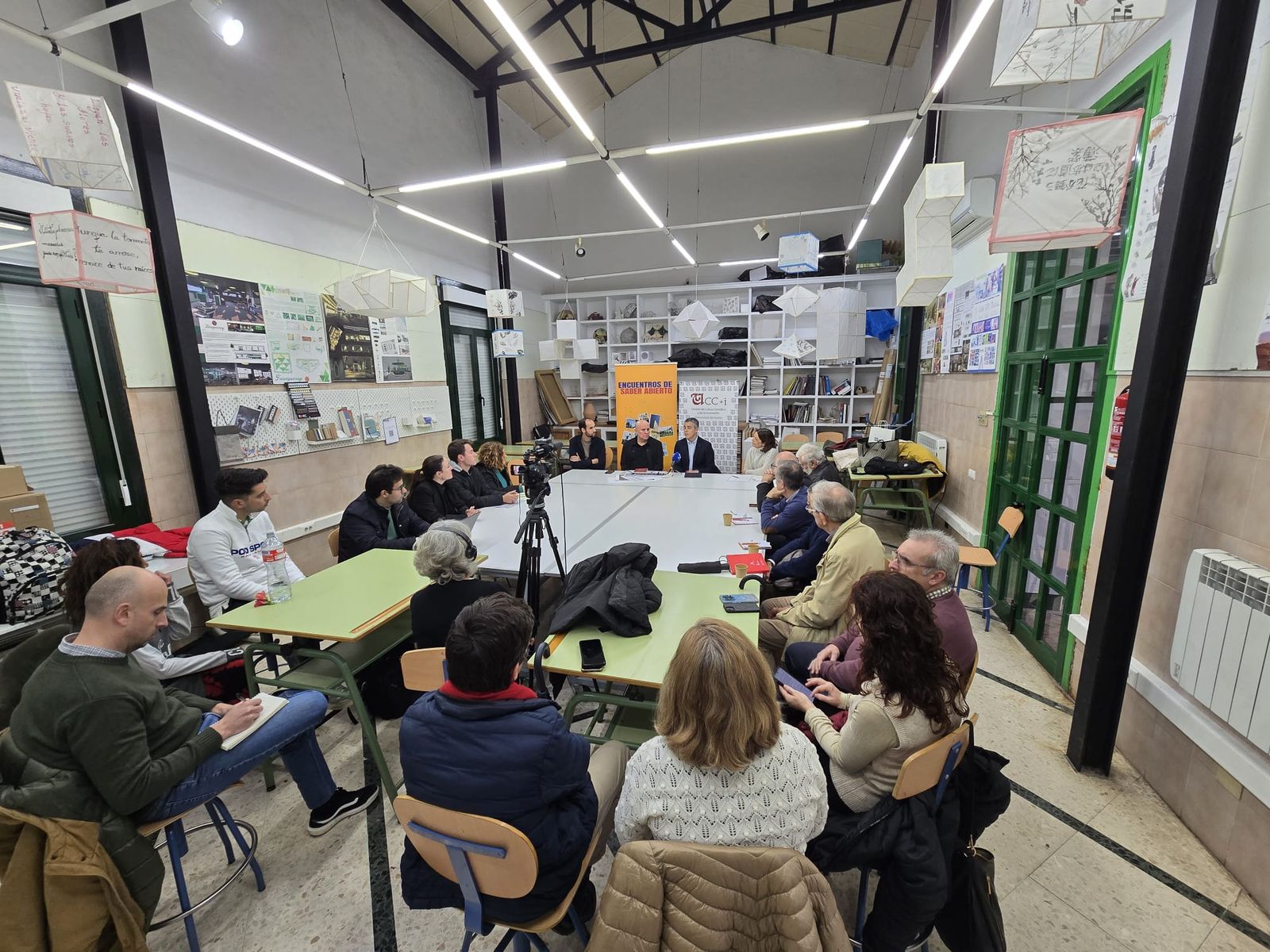 Imagen del encuentro de Saber Abierto.
