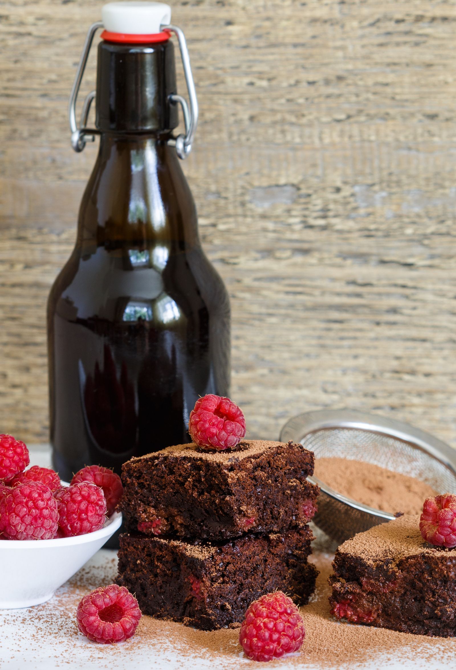 Chocolate y cerveza.