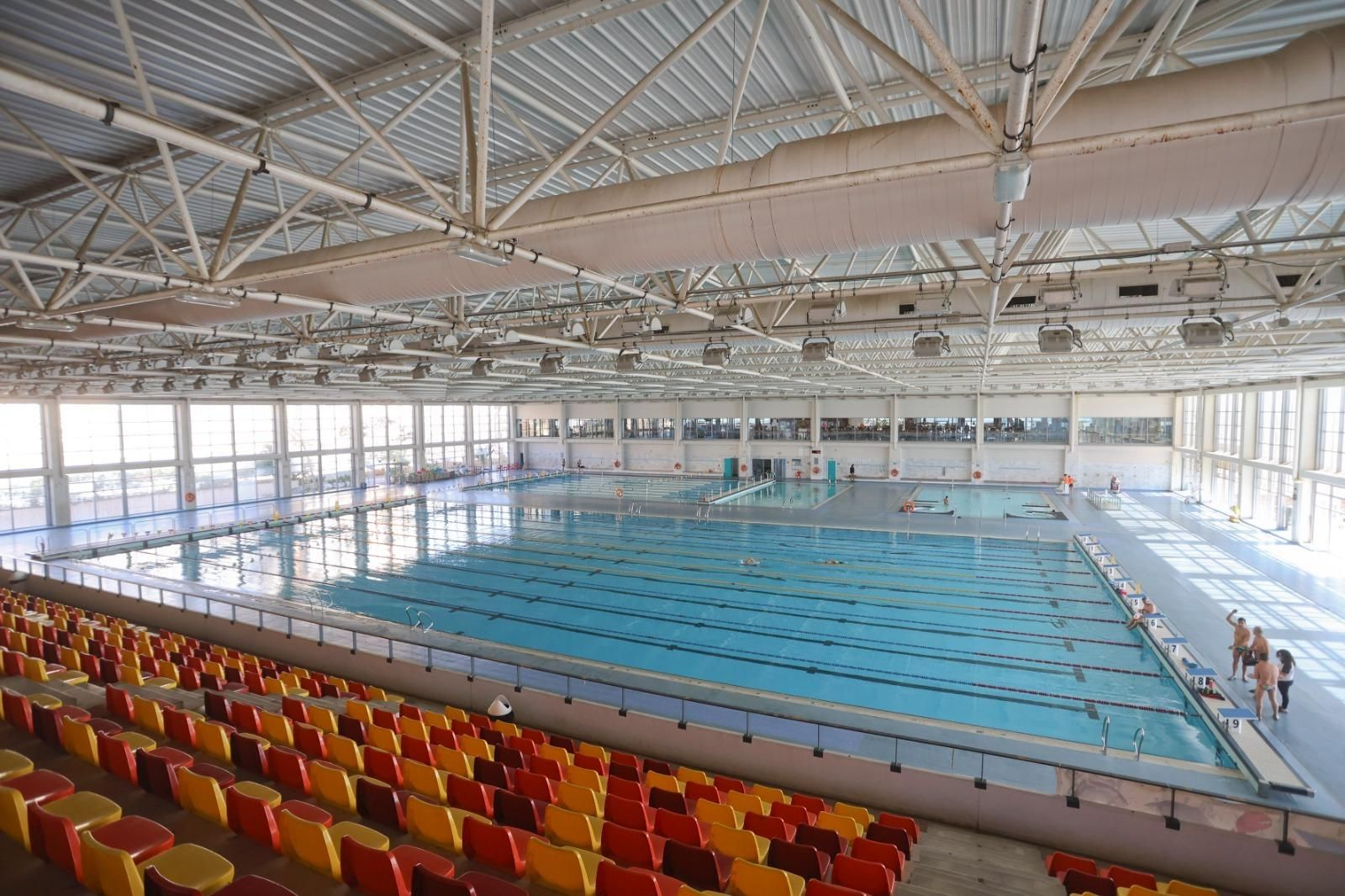 La reapertura de la piscina de 50 metros de Inacua, en imágenes