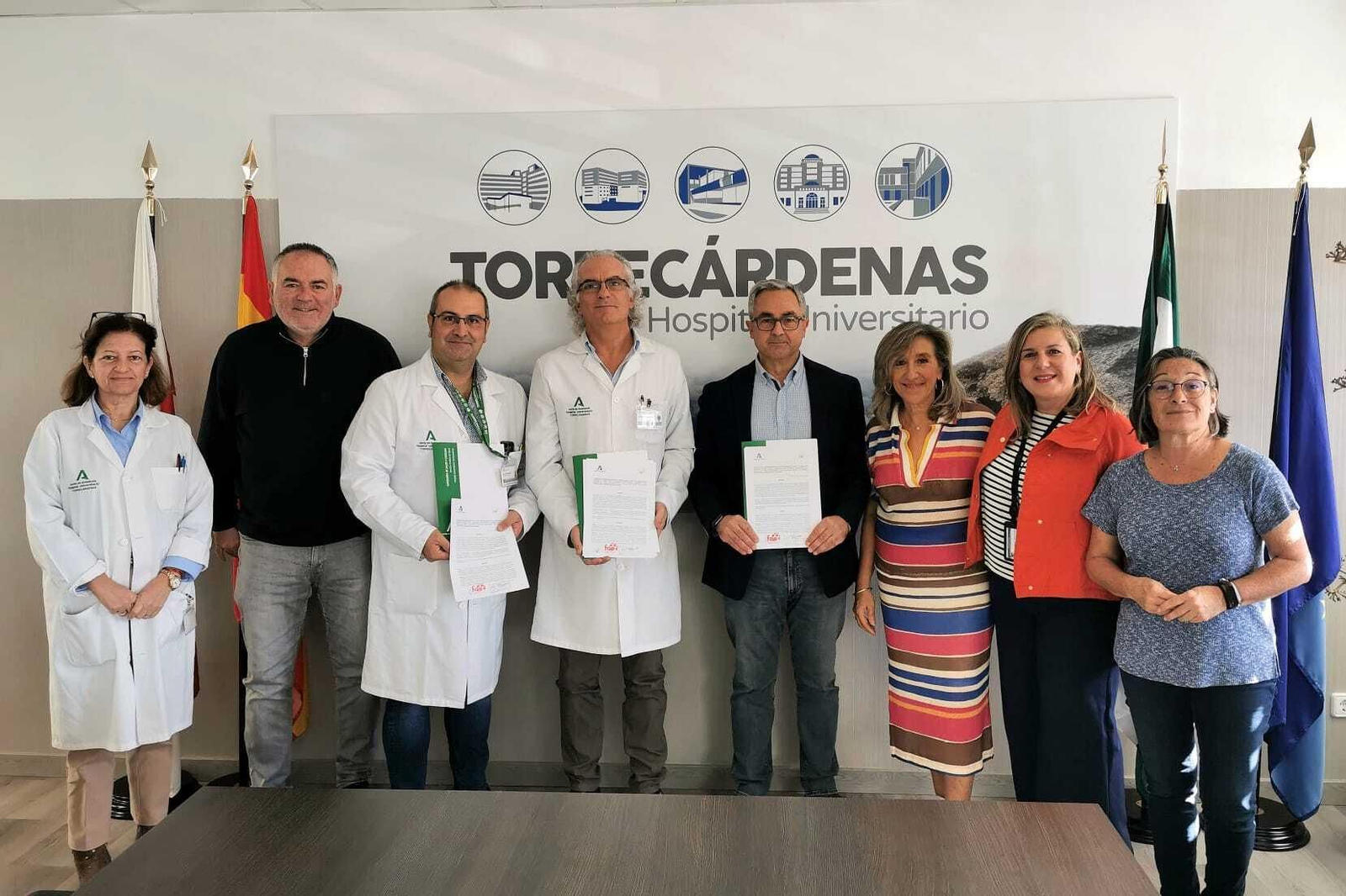 Presentación en el Hospital Universitario Torrecárdenas del programa 'Pádel y Salud Mental'. Presentación en el Hospital Universitario Torrecárdenas del programa 'Pádel y Salud Mental'.