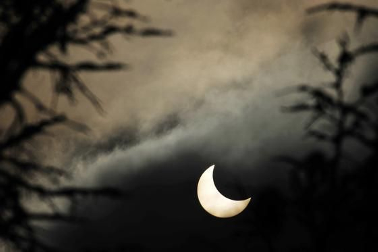 El primer eclipse del año.

Foto: AFP/Reuters