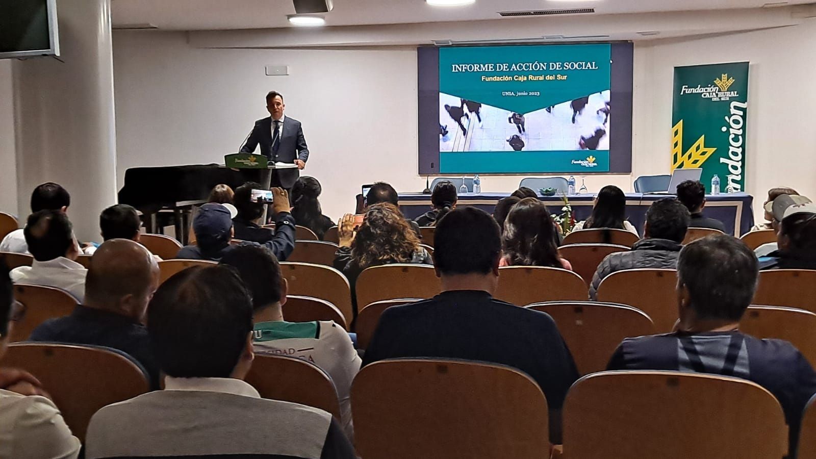 Los alumnos en el curso de la Fundación Caja Rural del Sur en la UNIA en Huelva.