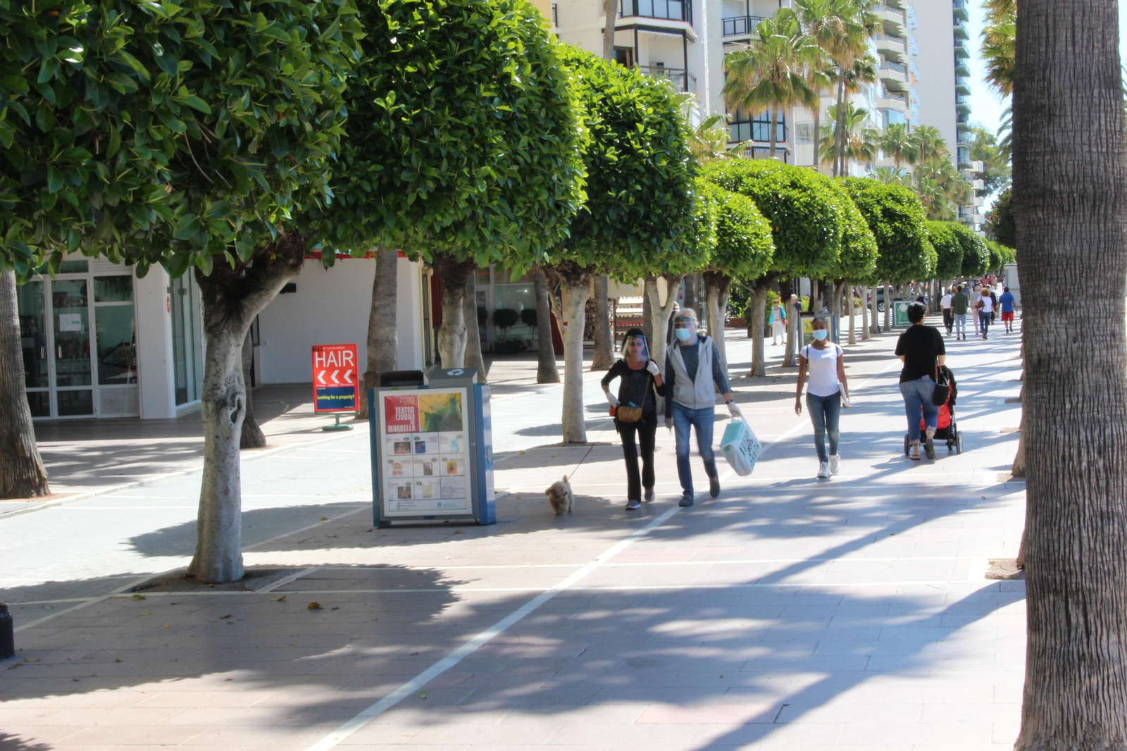 Las fotos de Marbella en el inicio de la fase 1 de la desescalada