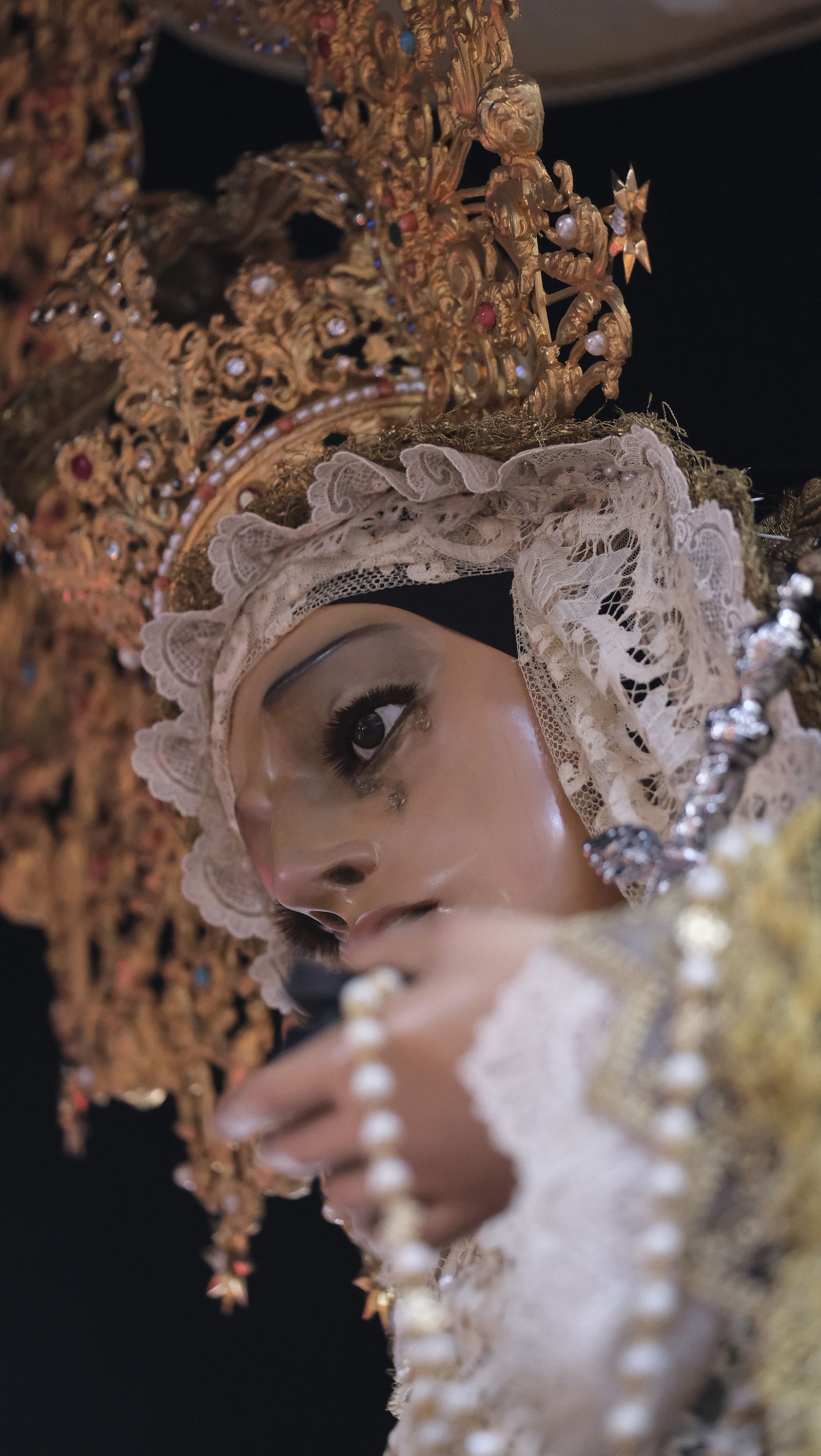 Procesión del Santo Entierro en Almería, en imágenes.