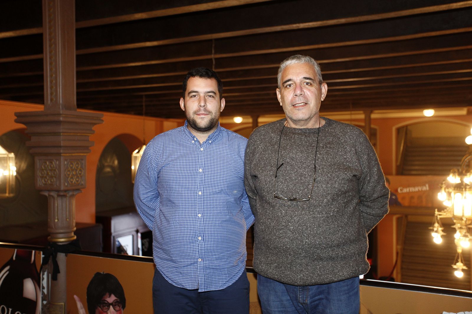 Airan y Juan Bazzocchio, autores de las murgas ganadoras.